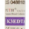 ВП02001 Пробирки вакуумные PUTH для гематологических исследований с K3EDTA  на 2 мл крови, 100 шт/упак